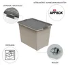 Rotho Aufbewahrungsbox mit Rollen 70L COMPACT ECO - Produktbild-Vorschau 3