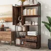 Flieks Bücherregal Büroregal mit 5 Ebenen, Standregal mit Produktbild-Vorschau 2