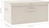 vidaXL Boîte de rangement en tissu 50x30x25 cm crème Voir les images du produit 15