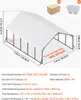 VEVOR Carport, 5,8 x 7,45 x 3,77 m, skladovací stan se Náhled obrázku produktu 8