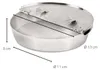 EDZARD Klapp-Ascher Madras Ø 13 cm Produktbild-Vorschau 5