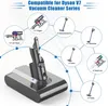 Dyson V7 (SV11) Ersatzakku, hellgrau, 6000 mAh 6,0 Ah, Produktbild-Vorschau 5