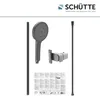 KARIBIK Stangenbrause-Set, Graphit matt, oval Produktbild-Vorschau 8