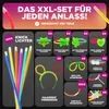 Knicklichter Party Set - 100 Knicklichter + 142 Verbinder Produktbild-Vorschau 3