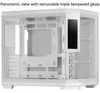 Mars Gaming MC3TCORELCDW, Midi Tower, PC, Weiß, ATX, micro Produktbild-Vorschau 3