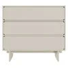 A front view of a three-drawer dresser on a white background. Voir les images du produit