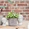 Clayre & Eef Busto 12x11x17 cm Pietra grigia Anteprima dell’immagine prodotto 5