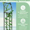 COSTWAY Rose arch metal, 240x153x40cm, záhradný oblúk na Náhľad obrázku produktu 4
