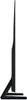 Side profile of a black television on a stand. Produktbild-Vorschau