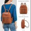 ROYALZ "Delaware" moderner kleiner Rucksack Damen Leder - Produktbild-Vorschau 2