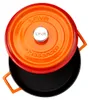 LAVA Emaillierter Gusseisen-Schmortopf mit Deckel, Ø 28 cm, Produktbild-Vorschau 4