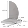 Toaletní stolek Vicco Sherry Bílá vysoký lesk 81.4 cm se Náhled obrázku produktu 2