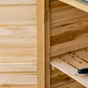 Outsunny Gartenschrank Holz Geräteschrank Schrank mit 2 Produktbild-Vorschau 7