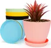 BELLE VOUS 5X Blumentopf für Zimmerpflanzen - Ø 14 cm Produktbild-Vorschau 1