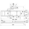 Innentür-Schloss silber RZ903S Produktbild-Vorschau 4