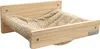 Hamac mural en bois, 38 x 33,5 x 16 cm, naturel/gris, Kerbl Voir les images du produit 1