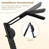 Yaheetech Klappbarer Liegestuhl mit Nackenkissen Produktbild-Vorschau 5