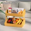AdelDream Bambus-Obstkorb 2-stöckiger Servierkorb Produktbild-Vorschau 8