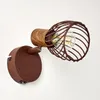 Laccio »Laccio« verstellbare Wandlampe aus Metall/Holz in Produktbild-Vorschau 6
