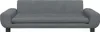 vidaXL Pelíšek pro psy Dark Grey 100x54x33 cm Velvet Náhled obrázku produktu 3