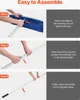 An instructional image showing the three steps to assemble a snow rake. Podgląd zdjęcia produktu