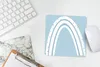 MuchoWow® Mauspad Mousepad Regenbogen - Abstrakt - Pastell Produktbild-Vorschau 5