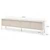 BEAUTYSOFA | TV-Schrank NOTO 200 cm Kaschmir, Produktbild-Vorschau 6