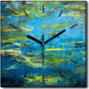 Coloray Uhr auf Leinwand 30x30 cm Wand Uhr Dekoration Produktbild-Vorschau 1