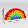 7-teiliges acryl regenbogen stapelspiel, montessori rainbow Produktbild-Vorschau 4