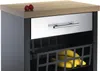 A close-up view of a kitchen cart with a drawer and a basket of bananas. Anteprima dell’immagine prodotto
