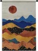MuchoWow® Wandteppich Wandbehang Blau - Gold - Marmor 60x90 Produktbild-Vorschau 1