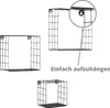 MARRAKESCH 3er Set Wandregal aus Metall Schwarz Sidney Produktbild-Vorschau 5