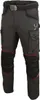 A pair of dark gray work pants with black knee panels and red stitching. Náhled obrázku produktu