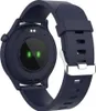 The back of a dark blue smartwatch with a black screen and green heart rate sensors. Náhled obrázku produktu