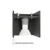 Wandleuchte LOBO MAXI schwarz 2xG9 8W Aluminium 10x12x20cm Produktbild-Vorschau 4