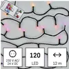 LED Weihnachtliche Lichterkette, 12 m, Außen/Innen, RGB, Fernbedienung, Programme, Timer Produktbild-Vorschau
