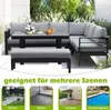 MEXO Gartenmöbel-Sets Aluminium, Gartensofas Ecklounge mit Produktbild-Vorschau 10