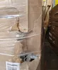 Damaged cardboard packaging wrapped in plastic wrap. Produktbild-Vorschau