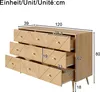 Sofucor Moderne 9-Schubladen Kommode mit PB-Konstruktion,  Produktbild-Vorschau 7