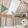 Ghirlanda bandierine Eucalipto & Beige chiaro senza Anteprima dell’immagine prodotto 3