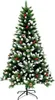 Choinka ośnieżona z jarzębiną StarryLights 210 cm x 95 cm – Podgląd zdjęcia produktu 1