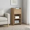 vidaXL Sideboard Artisan-Eiche 40 x 36 x 80 cm Produktbild-Vorschau 1
