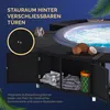 CASARIA® Luxus Whirlpool Verkleidung Polyrattan Innen Ø 206 Produktbild-Vorschau 4