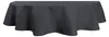 Tischdecke oval anthrazit 160x260 cm Leinenoptik Produktbild-Vorschau 1