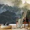 Muralo Selbstklebende Fototapete TROPENWALD im Nebel Bäume Produktbild-Vorschau 10
