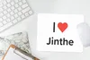 MuchoWow® Mauspad Mousepad Ich liebe - Jinthe - Mädchen Produktbild-Vorschau 5
