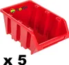 5 x Stapelboxen Werkstatt Garage Sichtlagerboxen botle Produktbild-Vorschau 2