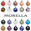 Morella Damen-Halskette 80 cm mit rundem Edelstein Anhänger Produktbild-Vorschau 5
