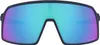 A front view of a pair of Oakley Sutro S sport sunglasses with mirrored lenses. Náhled obrázku produktu