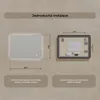 Koupelnové zrcadlo 80x60cm - zaoblený s LED osv?tlením -  Náhled obrázku produktu 7